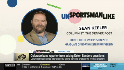 Denver Post reporter Sean Keeler reacts to being banned by Deion Sanders